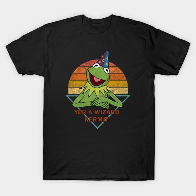 Yer A Wizard Kermit T-Shirt by valentinahramov